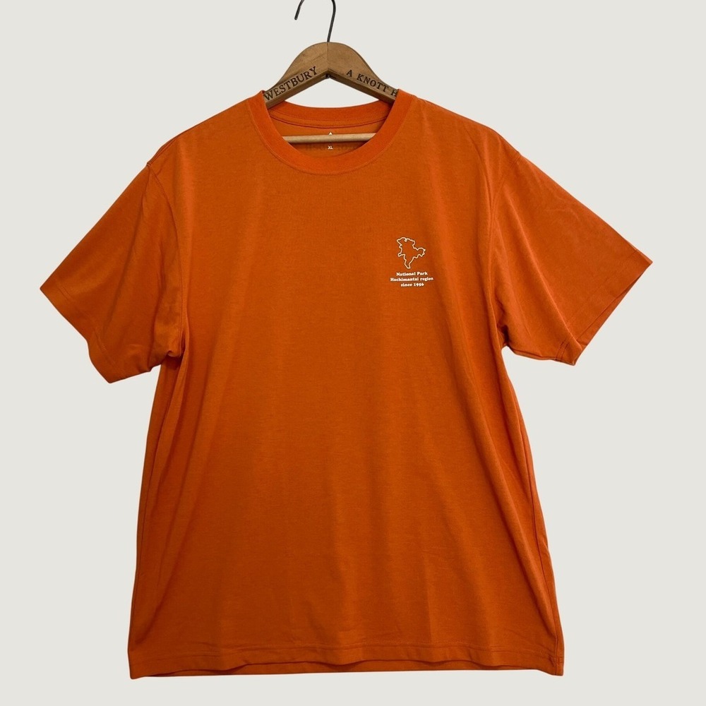 Montbell Hachimantai National Park Graphic T-Shirt Orange Mens XL